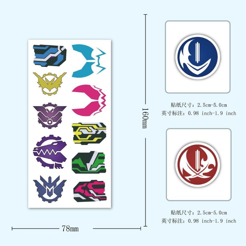 60 Sheets Kamen Rider Logo Sti - Laptop Accessory ulasan dan harga